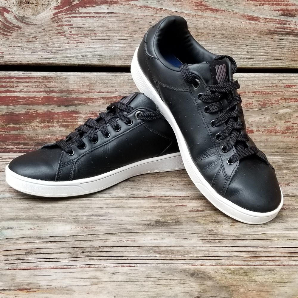K swiss mens size 10.5 us black/ white